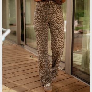Leopard Print jeans